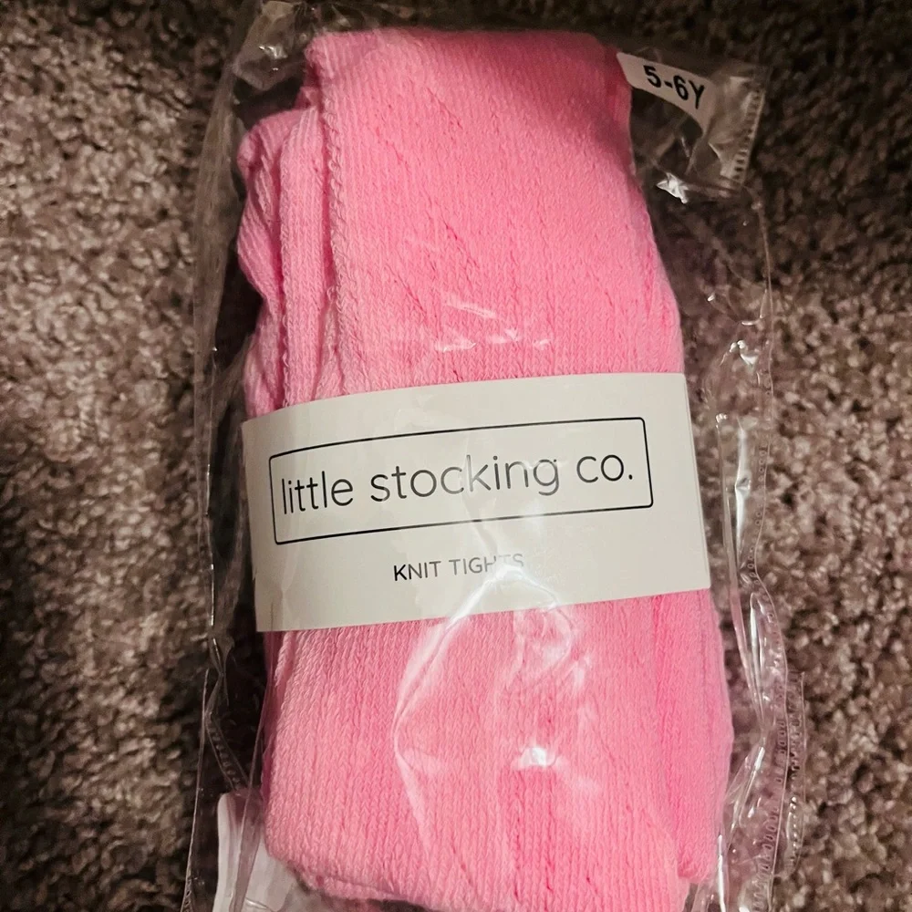 Little Stocking Company Blossom Knit Tights